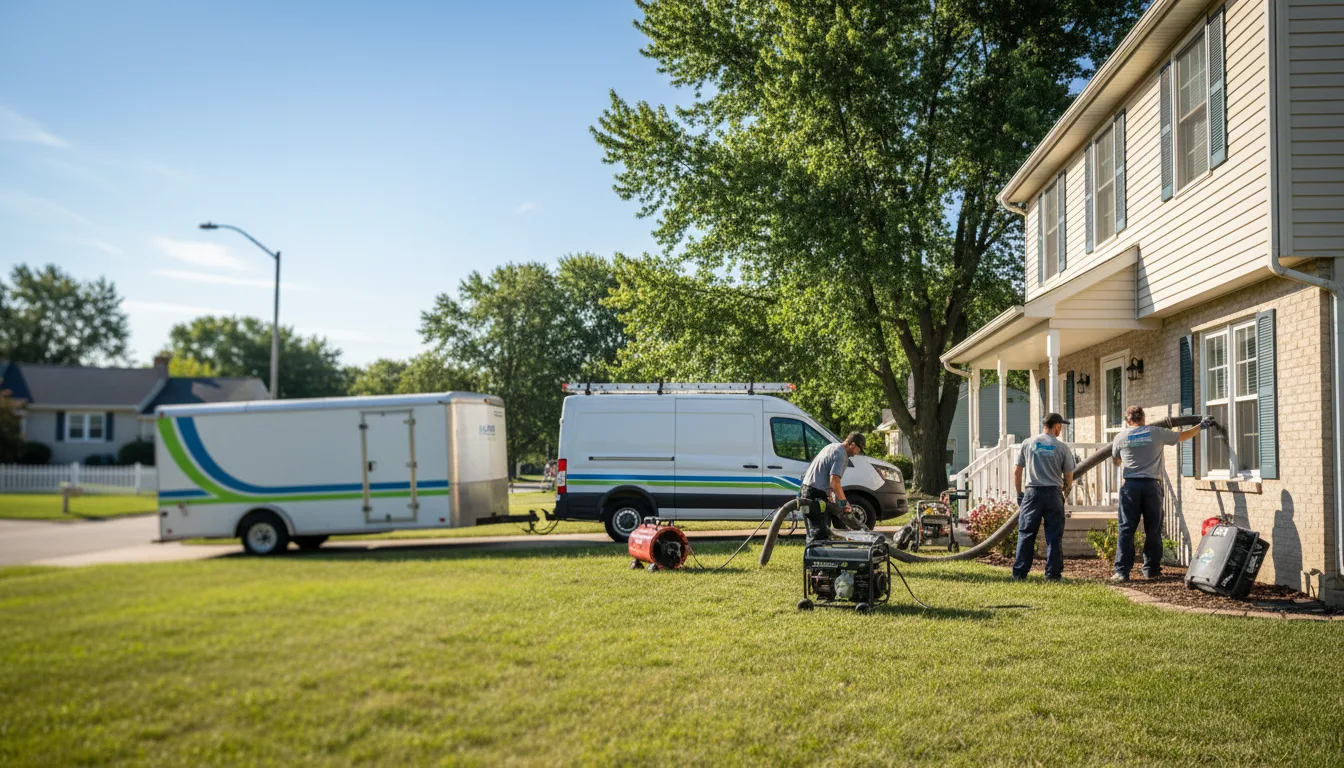 Flooded Basement Restoration And Cleanup With Repair in Danville, IA near me